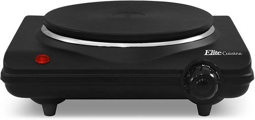 Black Elite Gourmet Countertop Electric Hot Burner