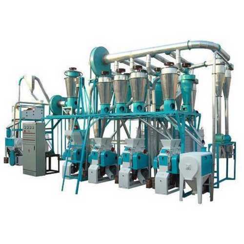 Green Mild Steel Fully Automatic Atta Chakki And Cleaning Plant