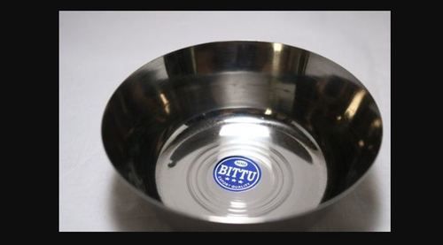Flat Bottom Stainless Steel Serving Bowl