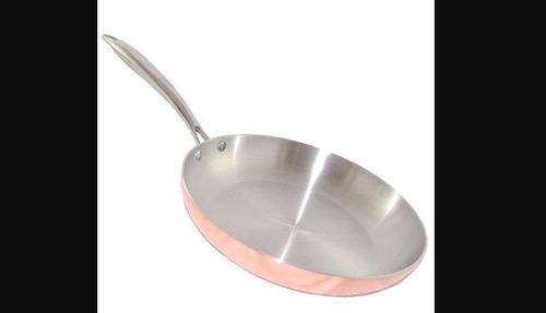Flat Copper Bottom Stainless Steel Frying Pan