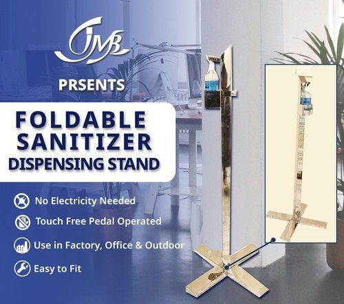Foot Pedal Operated Hand Sanitizer Stand