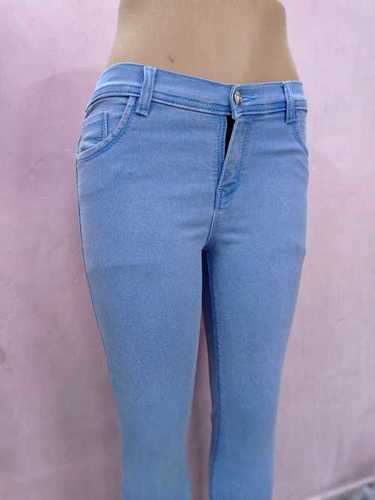 Ladies Blue Color Denim Jeans