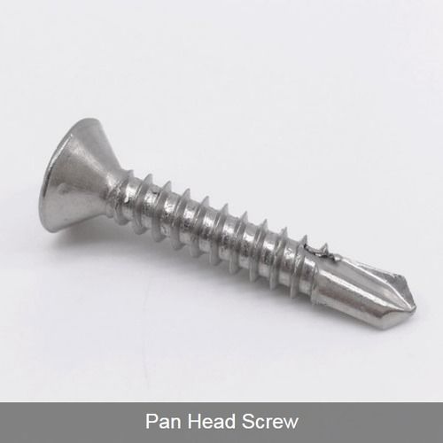 Polished Pan Head Steel Screw