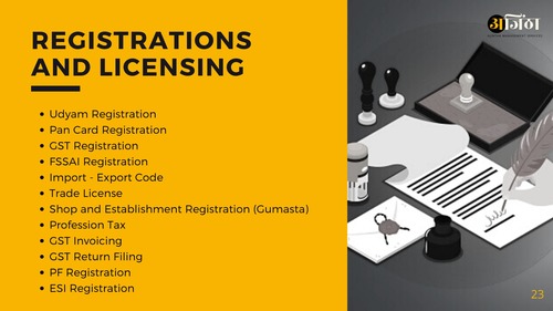 Registration and Licensing Services By Ajintha Management Services