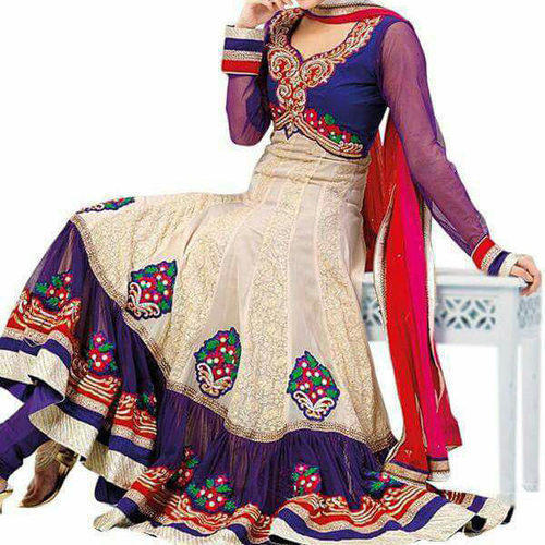 Georgette Party Wear Ladies Anarkali Suit