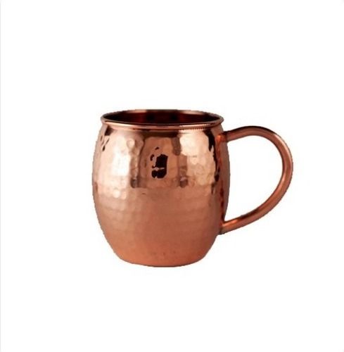 Lightly Hammered Copper Mug