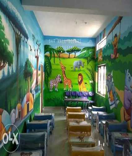 Play School Wall Painting in India By SAR WALL DECORS