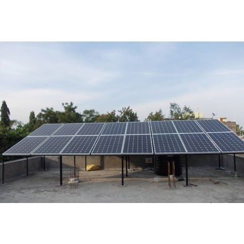 Black Rooftop Solar Power Plant On Grid