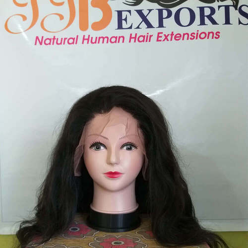 14" Inches 100% Natural Human Hair Full Lace Wigs