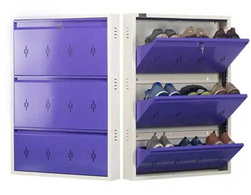 Blue Corrosion Resistant Shoe Rack