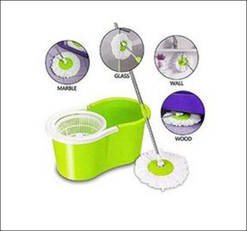Green And White Mop Bucket Set