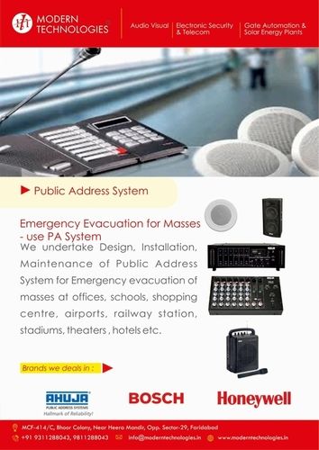 High Performance Public Address System