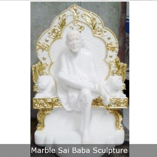 Eco-Friendly Marble Sai Baba Sculpture