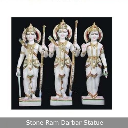 Durable Marble Stone Ram Darbar Statue