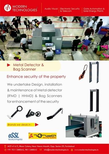 Metal Detector and Bag Scanner