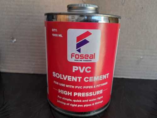 PVC Solvent Cement For Use With PVC Pipe And Fitting