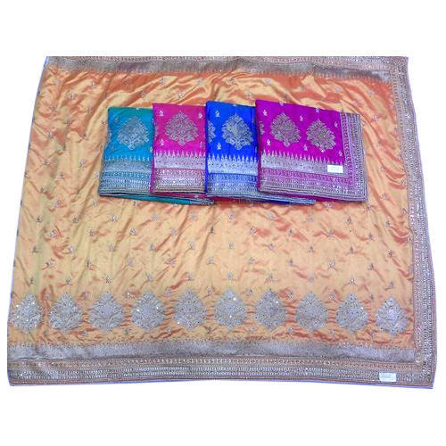 Available In Various Colors Designer Raw Silk Saree