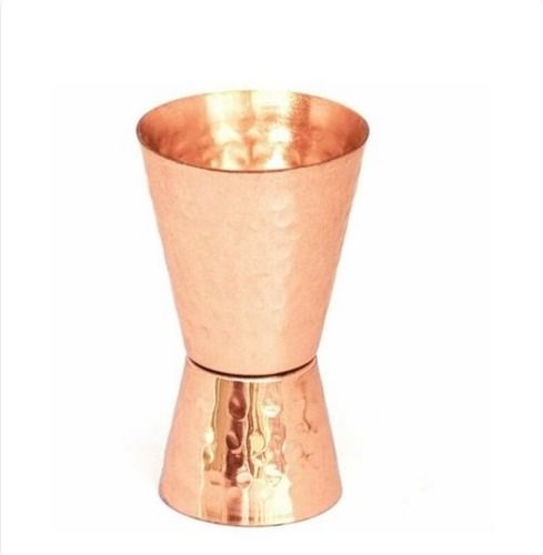 Golden Hammered Copper Measuring Cup