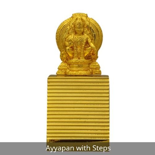 Gold Plated Ayyapan Statue