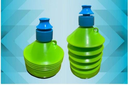 Green Plastic Collapsible Drinking Water Bottle