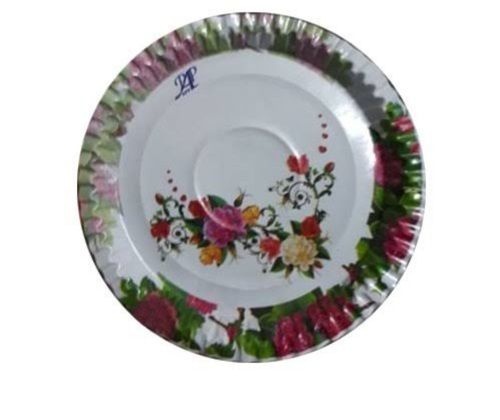 Round Shape Printed Paper Plates