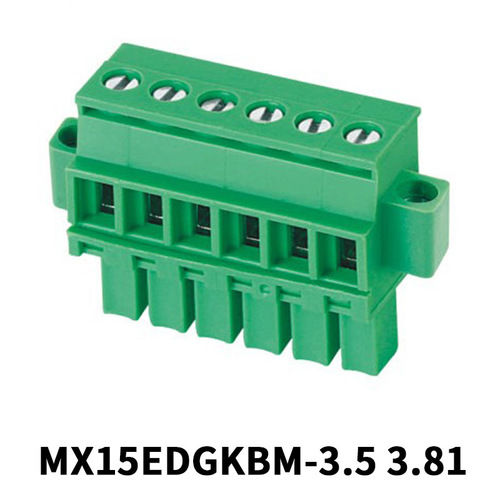 6 Position 3.81Mm Pluggable Terminal Block Application: Industrial