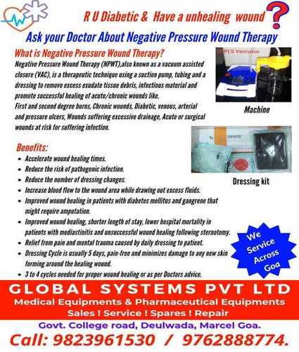Negative Pressure Wound Therapy By Global Systems