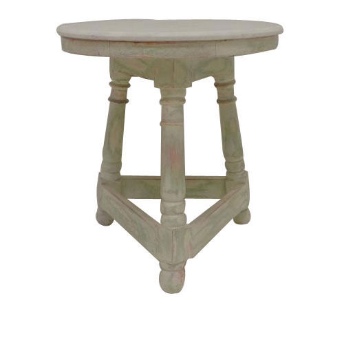 Brown Three Legged Wooden Stool