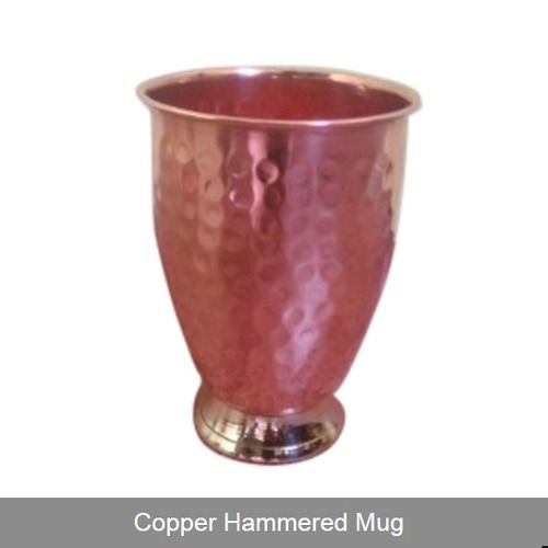 Copper Hammered Cone Shape Tumbler