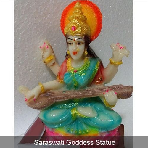 Goddess Saraswati Poly Resin Statue