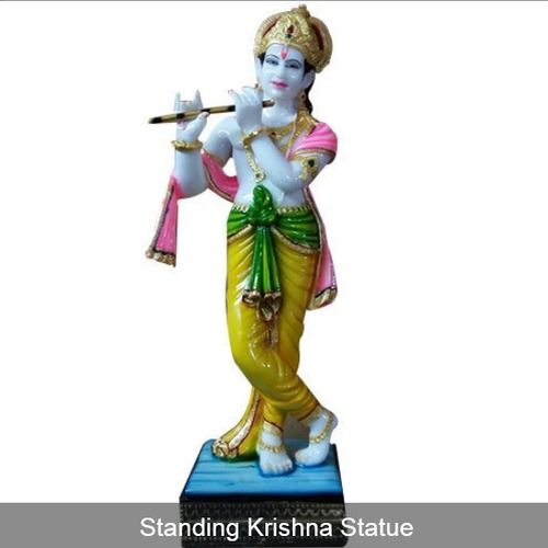 Eco-Friendly Standing Lord Krishna Statue