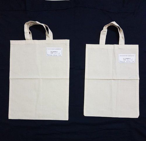 White Cotton Carry Bags