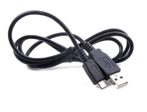  1 मीटर ब्लैक माइक्रो USB डेटा केबल 