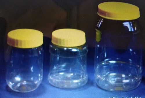 Transparent Clear Plastic Pet Jars