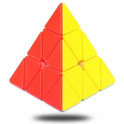 Colorful Pyramid Magic Cube Puzzle