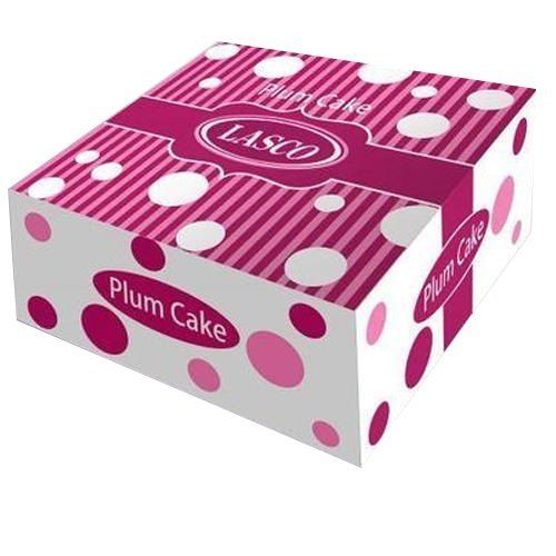 Rectangular Kraft Paper Printed Cake Box