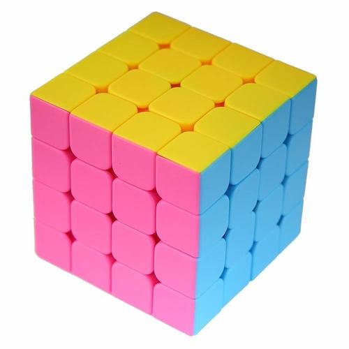 Stickerless Rubric Cube 4 4 for Kids and Adults