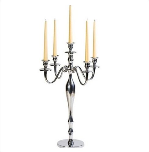 5 Arm Silver Colour Candelabra