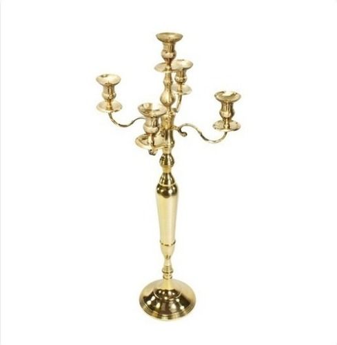 Decorative 5 Arm Golden Candelabra