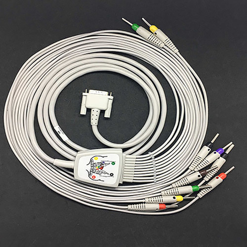 ALPTA Compatible Kenz PC-109 ECG Cable – 10 Leads – Banana 4.0 IEC – EG0165A