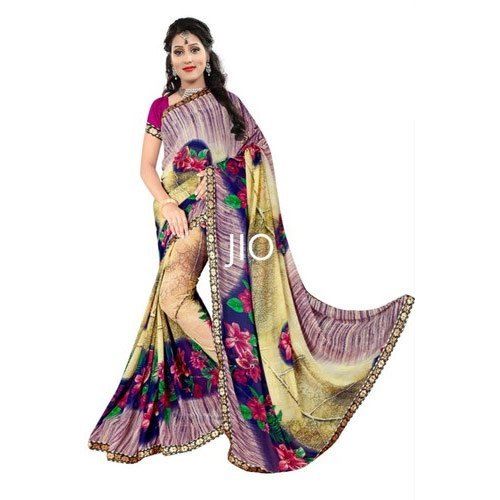 Printed Ladies Casual Weightless Saree