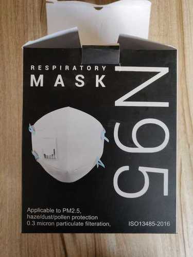 White Respiratory N95 Mask