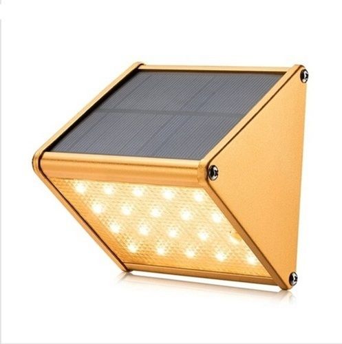 Silver / Golden Aluminium Solar Charge Wall Light