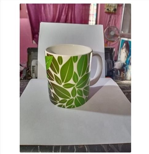 Green Leaves Printed Coffee Mug
