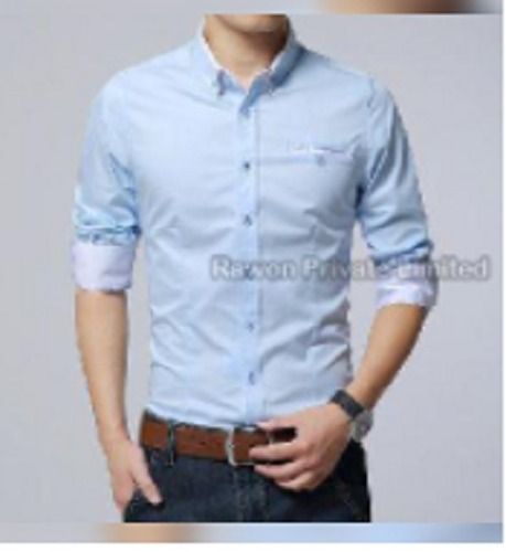 Breathable Mens Cotton Formal Shirt