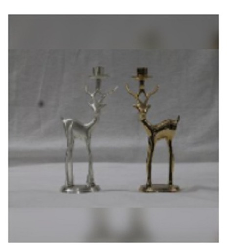 Metal Reindeer Candle Holder