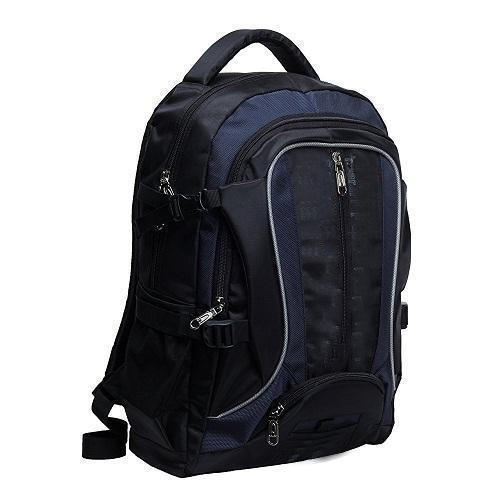 Black And Blue College Backpack
