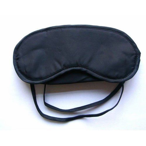 Black Cotton Eye Mask Age Group: Adults