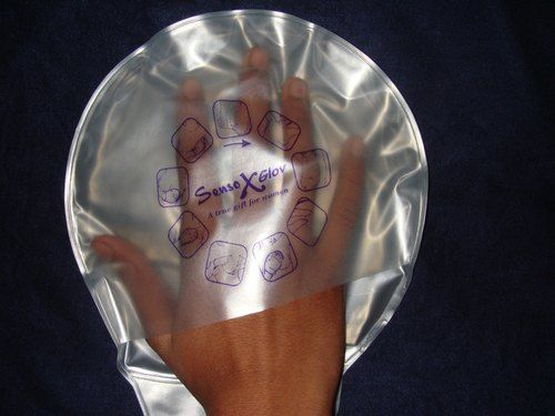 Silver Non Sterile Breast Exam Glove