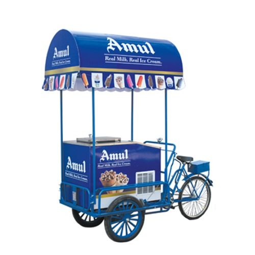 Blue And White Premium Hard Top Chest Freezer For Ice Cream Tricycle